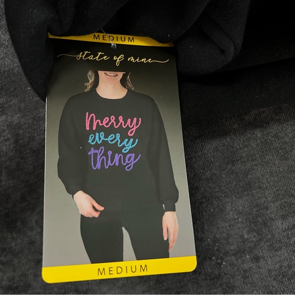 NWT State Of Mine Women's Sparkle Sweatshirt - Picture 13 of 16
